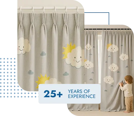 Kids room curtains