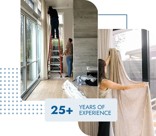 Custom curtain rod installation 25 years