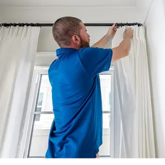 Curtain installation service Dubai
