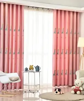 Duck pattern curtains