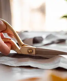 Curtain fabric cutting Dubai