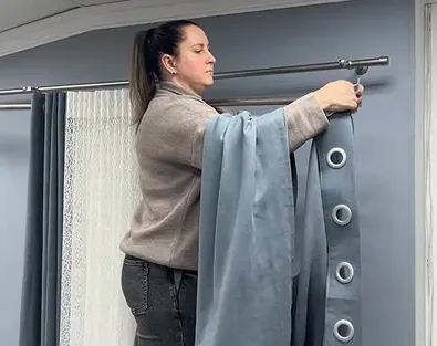 Sheer curtain installation Dubai