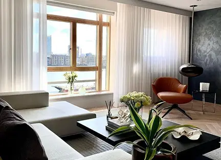 Neutral curtains Dubai