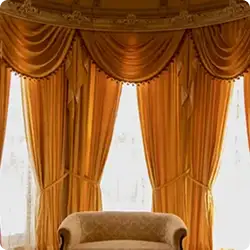 Royal gold curtains