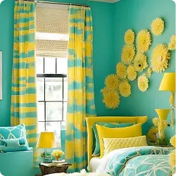 Pattern kids curtains