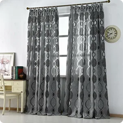 Grey curtains