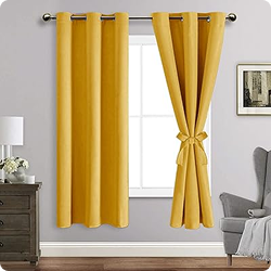 Yellow curtains