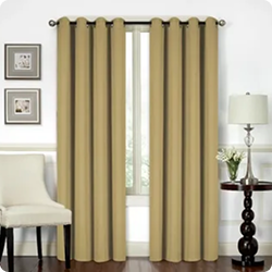 Beige curtains
