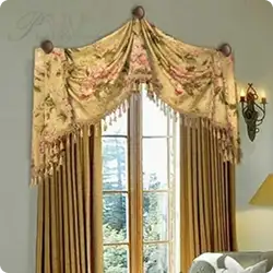 Luxury valance curtains
