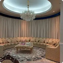 Elegant living room curtains