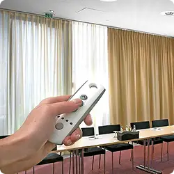 Office motorized curtains