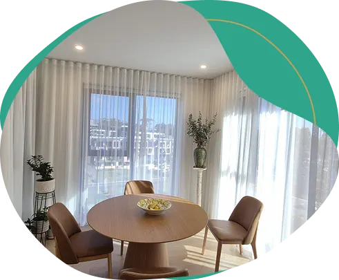 sheer curtains Dubai