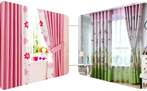 Children's room curtains