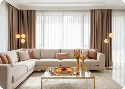 Luxury Living Room Curtains
