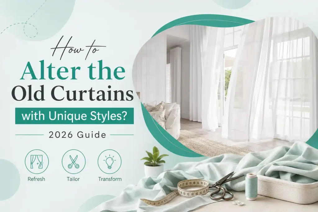 Alter the Old Curtains with Unique Styles