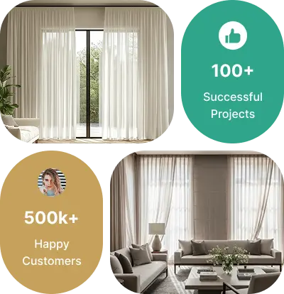 sheer curtains in Dubai