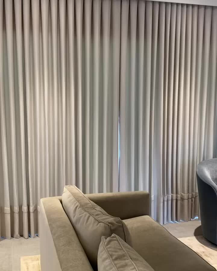 Motorized Roman Curtains