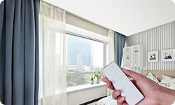 Blackout Motorized Curtains
